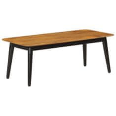 Greatstore Konferenční stolek 110 x 50 x 40 cm masivní mangovník a železo