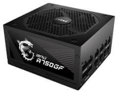 MSI zdroj MPG A750GF/ 750W/ ATX/ akt. PFC/ 10 let celková záruka/ 140mm ventilátor/ modulární kabeláž/ 80PLUS Gold