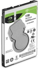 Seagate Barracuda 1TB 2.5'' HDD, SATA/600, 5400RPM, 128MB cache