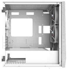 Zalman skříň Z1 Iceberg white / mini tower / ATX / 3x120 fan / 2xUSB 3.0 / 1xUSB 2.0 / prosklená bočnice / bílý