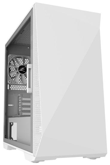 Zalman skříň Z1 Iceberg white / mini tower / ATX / 3x120 fan / 2xUSB 3.0 / 1xUSB 2.0 / prosklená bočnice / bílý