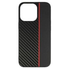 MobilPouzdra.cz Kryt Carbon Protect pro Apple iPhone 13 Pro Max , barva černá with , barva červená stripe