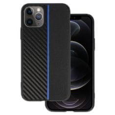 MobilPouzdra.cz Kryt Carbon Protect pro Apple iPhone 11 Pro , barva černá with , barva modrá stripe