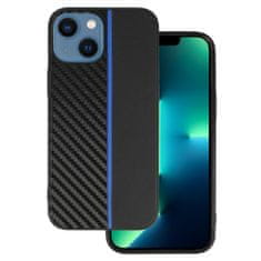 MobilPouzdra.cz Kryt Carbon Protect pro Apple iPhone 13 Mini , barva černá with , barva modrá stripe