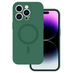 MobilPouzdra.cz Kryt MagSafe Silicone pro Apple iPhone 15 Plus , barva zelená