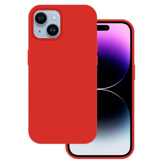 MobilPouzdra.cz Kryt Silicone Premium pro Apple iPhone 15 Plus , barva červená