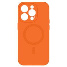 VšeNaMobily.cz Kryt MagSafe Silicone pro Apple iPhone 15 Pro , barva oranžová