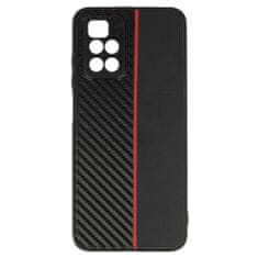 MobilPouzdra.cz Kryt Carbon Protect pro Xiaomi Redmi 10 , barva černá with , barva červená stripe