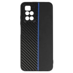 MobilPouzdra.cz Kryt Carbon Protect pro Xiaomi Redmi 10 , barva černá with , barva modrá stripe