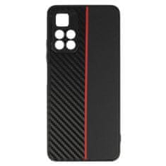 MobilPouzdra.cz Kryt Carbon Protect pro Xiaomi Redmi Note 11 5G/Note 11S 5G/Poco M4 Pro 5G , barva černá with , barva červená stripe