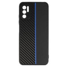 MobilPouzdra.cz Kryt Carbon Protect pro Xiaomi Redmi Note 10 5G , barva černá with , barva modrá stripe