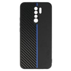 MobilPouzdra.cz Kryt Carbon Protect pro Xiaomi Redmi 9 , barva černá with , barva modrá stripe