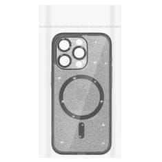 MobilPouzdra.cz Kryt Glitter MagSafe pro Apple iPhone 14 Pro , barva černá clear