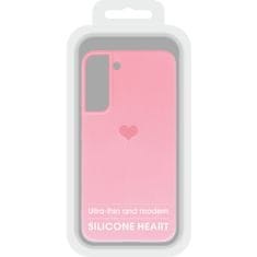 Vennus Kryt Vennus Heart Silicone pro Samsung Galaxy S22 Plus , design 1 , barva růžová