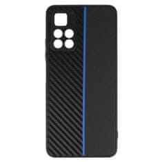 MobilPouzdra.cz Kryt Carbon Protect pro Xiaomi Redmi Note 11 5G/Note 11S 5G/Poco M4 Pro 5G , barva černá with , barva modrá stripe