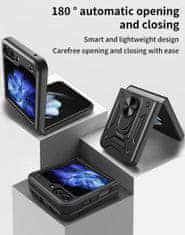 MobilPouzdra.cz Kryt odolný SlideCam pro Samsung Galaxy Z Flip 5 , barva černá