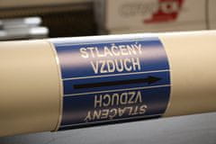 Traiva Páska na značení potrubí Signus M25 - STLAČENÝ VZDUCH Samolepka 130 X 100 mm, délka 1,5 m, Kód: 25829