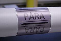 Traiva Páska na značení potrubí Signus M25 - PÁRA Samolepka 130 x 100 mm, délka 1,5 m, Kód: 26098