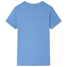 Vidaxl Dětské tričko středně modré 92
