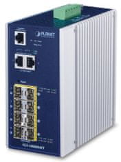 Planet IGS-10080MFT průmyslový L3 switch, 2x1Gb, 6x1Gb SFP, 2x2.5Gb SFP, 12-48VDC, -40~75°C, IP30