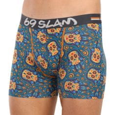 69 SLAM Pánské boxerky fit bamboo hamsa hand gilbert (MPBHHD-BB) - velikost L