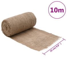 Greatstore Jutová role 0,25 x 10 m 100% juta 200 g/m²