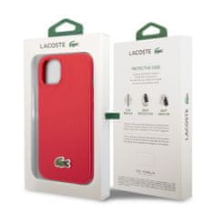 Lacoste  Iconic Petit Pique Logo Zadní Kryt pro iPhone 14 Plus Red