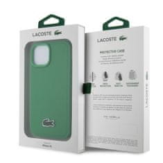 Lacoste  Iconic Petit Pique Woven Logo Magsafe Zadní Kryt pro iPhone 15 Green