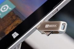 Diskus 128GB USB Flash 3.2 MyDual stříbrný, USB-C/USB-A, MyMedia