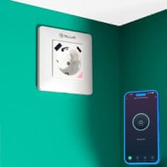 Tellur WiFi Smart Wall Plug, 3600W, 16A, PD20W, USB 18W, bílá