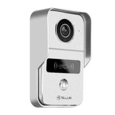 Tellur WiFi Smart Video DoorBell, 1080P, funkce odemknutí, vnitřní zvonek, šedá