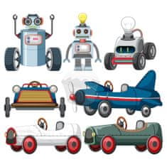 Caketools Jedlý papír "Roboti a autíčka" A4