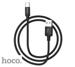 Hoco Data kabel X14 Times speed, USB-C, 3A, 1m, černá