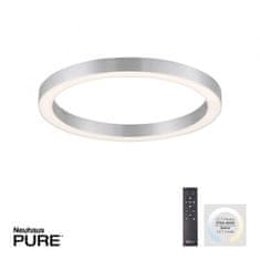PAUL NEUHAUS PAUL NEUHAUS Paul Neuhaus LED stropní svítidlo PURE-LINES hliník 50x50 CCT dálkový ovladač 2700-5000K PN 6309-95
