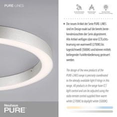 PAUL NEUHAUS PAUL NEUHAUS Paul Neuhaus LED stropní svítidlo PURE-LINES hliník 50x50 CCT dálkový ovladač 2700-5000K PN 6309-95