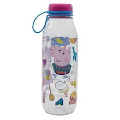 Stor Plastová láhev se silikonovým poutkem PEPPA PIG, 650ml, 14838