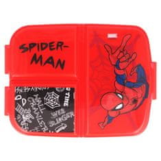 Stor Dělený plastový box na svačinu SPIDERMAN, 51320