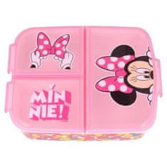 Stor Dělený plastový box na svačinu MINNIE MOUSE Butterfly, 51120