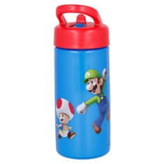 Stor Plastová láhev s výsuvnou brčkem SUPER MARIO, 410ml, 21401