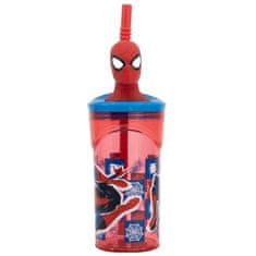 Stor Plastová 3D sklenička s figurkou Spiderman, 360ml, 74766