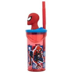 Stor Plastová 3D sklenička s figurkou Spiderman, 360ml, 74766