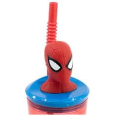 Stor Plastová 3D sklenička s figurkou Spiderman, 360ml, 74766