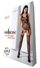 Passion Passion Bodystocking BS070 černý sexy bodystocking s průstřihem