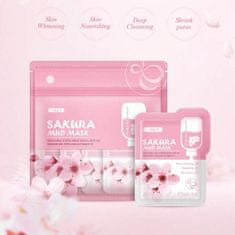 Bodybite Japonská bahenní maska sakura (12ks) | SAKURACLAY