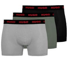 Hugo Boss 3 PACK - pánské boxerky HUGO 50503079-039 (Velikost M)