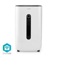 Nedis SmartLife chytrý WiFi odvlhčovač vzduchu, 20 l/den, sušení prádla, ventilace, nastavitelný hydrostat, 195 m3/h (DEHU20WTW )