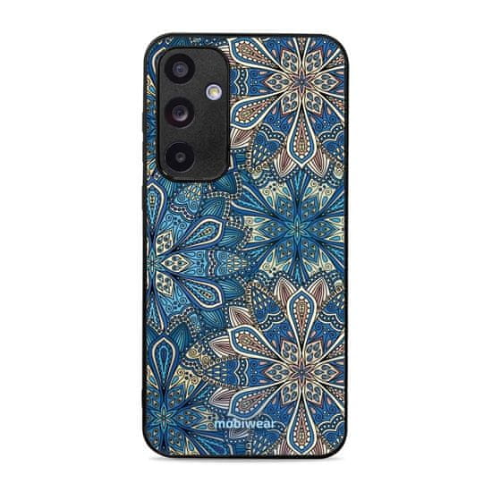 Mobiwear Lesklý kryt Glossy - Samsung Galaxy A35 5G - G038G - Modré mandala květy