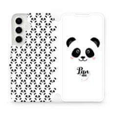 Mobiwear Knížkové flip pouzdro - Samsung Galaxy S24 Plus - M030P Panda Amálka