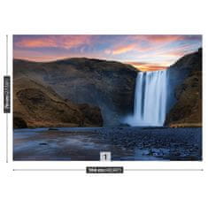 tulup.cz Fototapeta Vodopád Skogafoss Fototapeta Samolepící 104x70 cm