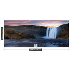 tulup.cz Fototapeta Vodopád Skogafoss Fototapeta Vliesová 250x104 cm